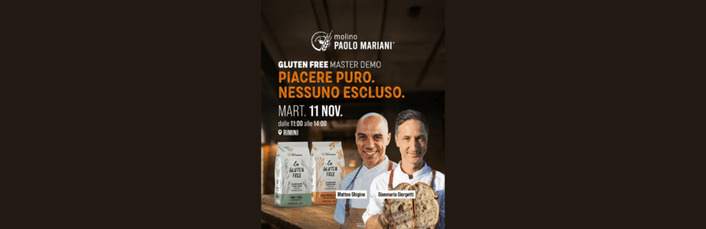 Gluten Free Master Demo: piacere puro, nessuno escluso.