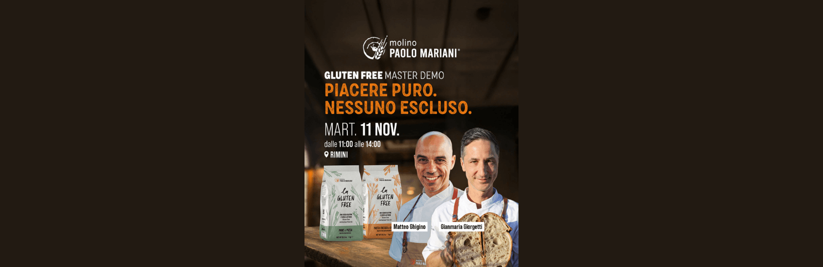 Gluten Free Master Demo: piacere puro, nessuno escluso.